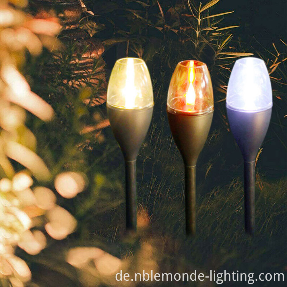 "Solar Garden Torch Lights "